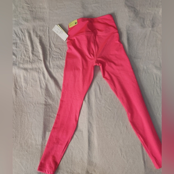 Women's Allover Cozy Leggings - All in Motion™ Heathered Pink Sz Small - Picture 9 of 11